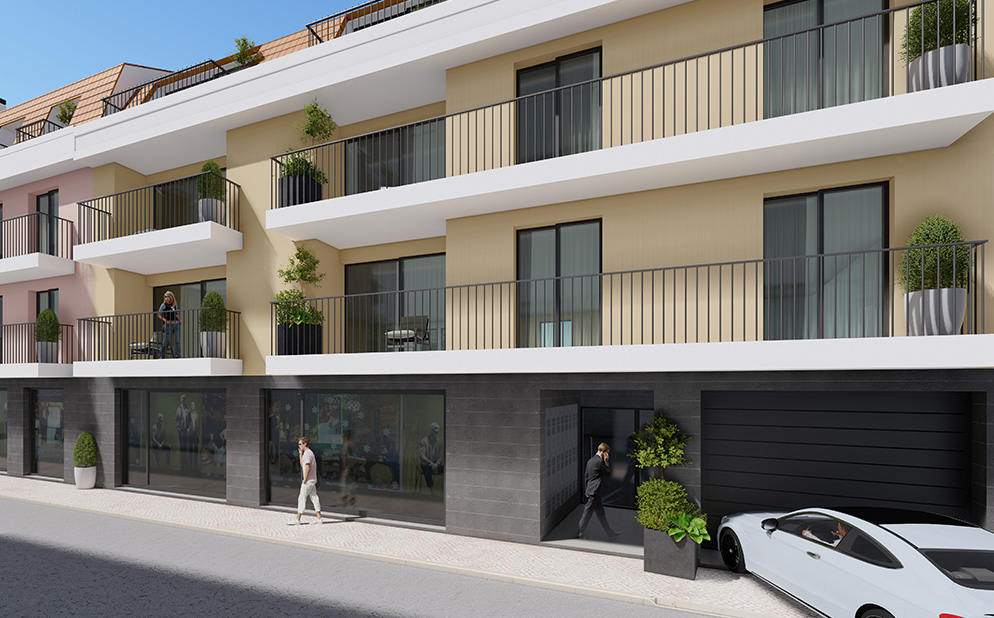 Edifício residencial contemporâneo