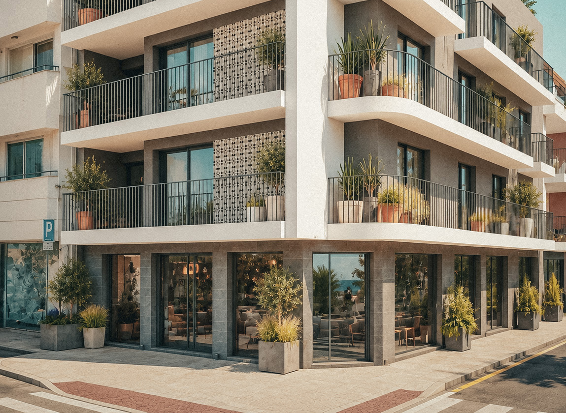 Interior residencial contemporâneo